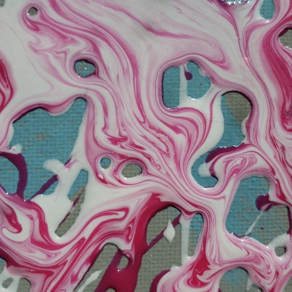 Pink Elephants 4- Acrylic on Canvas Board - Picture 3 of 4